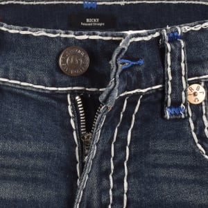 Image number 5 for True Religion Ricky T Flap Jeans Blue