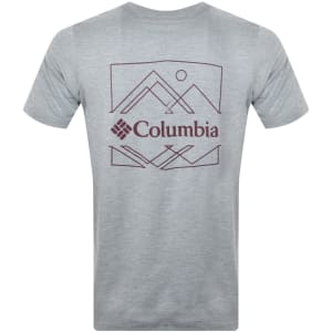 Image number 5 for Columbia Kwick Hike T Shirt Grey