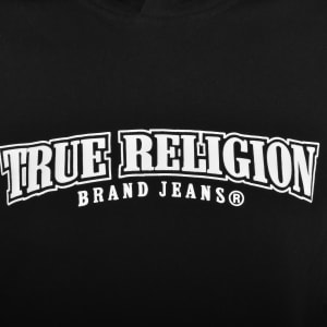 Image number 4 for True Religion Painted Hoodie Black