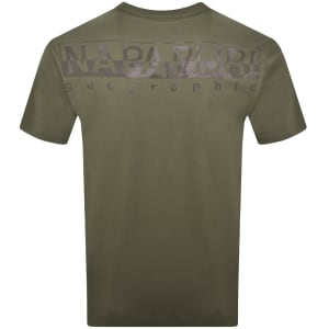Image number 5 for Napapijri S-Fanes T Shirt Tea Leaf Green