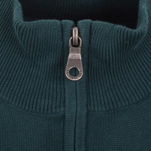 Image number 4 for Lyle And Scott Quarter Zip Jumper Green