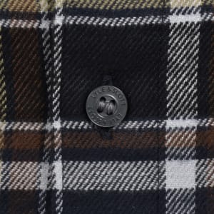 Image number 5 for Lyle And Scott Brushed Check Shirt Navy