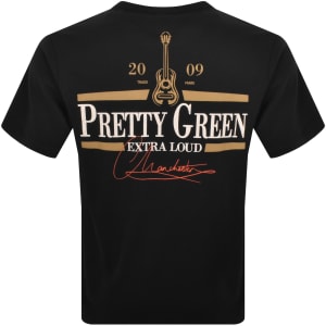 Image number 5 for Pretty Green Black Stuff T Shirt Black