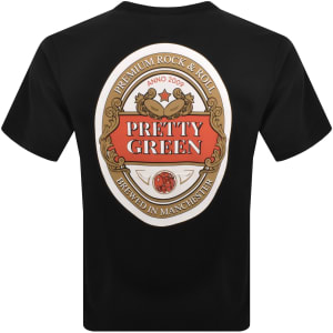 Image number 5 for Pretty Green Nelson T Shirt Black