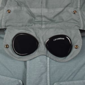 Image number 5 for CP Company Goggle Overshirt Silver Blue