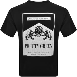 Image number 5 for Pretty Green Ember T Shirt Black