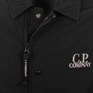 Image number 4 for CP Company Zipped Lens Overshirt Black