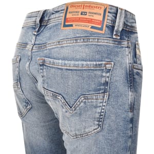 Image number 4 for Diesel 1985 Larkee Regular Fit Jeans Blue