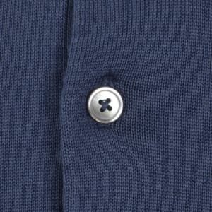 Image number 4 for Paul Smith Knit Polo Sweater Blue