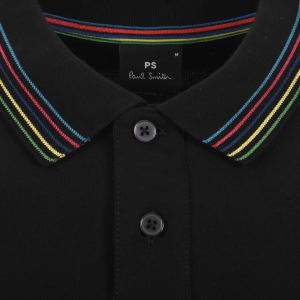 Image number 4 for Paul Smith Short Sleeved Polo T Shirt Black