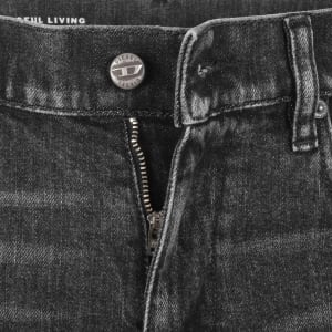 Image number 5 for Diesel D Strukt Slim Fit Mid Wash Jeans Grey