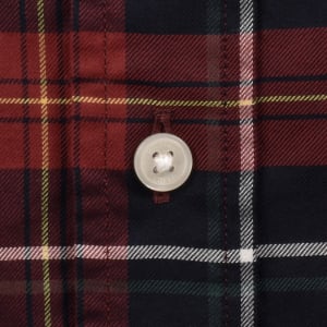 Image number 4 for Tommy Hilfiger Long Sleeve Tartan Shirt Red