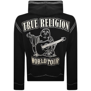 Image number 5 for True Religion Zip Up Hoodie Jet Black