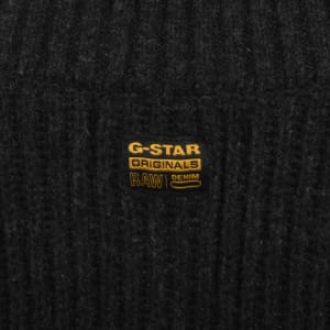 Image number 4 for G-Star Half Zip Knit Jumper Grey