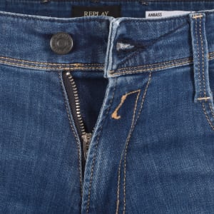 Image number 5 for Replay Slim Fit Anbass Jeans Blue