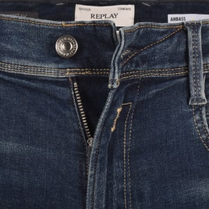 Image number 5 for Replay Slim Fit Anbass Jeans Blue