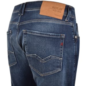 Image number 4 for Replay Rocco Jeans Deep Blue Indigo