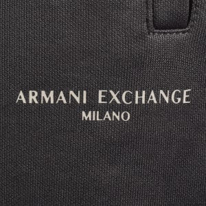 Image number 4 for Armani Exchange Contrast Piping Joggers Grey