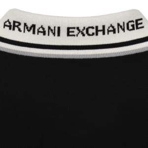 Image number 5 for Armani Exchange Slim Fit Polo T Shirt Black