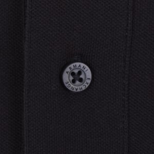 Image number 4 for Armani Exchange Slim Fit Polo T Shirt Navy