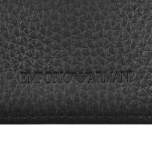 Image number 5 for Emporio Armani Leather Bifold Wallet Black