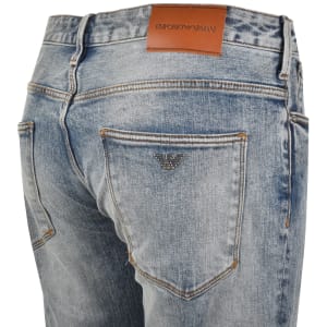 Image number 4 for Emporio Armani J06 Slim Fit Jeans Blue
