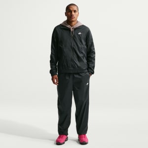 Image number 6 for Nike Club Woven Tracksuit Black