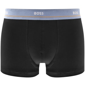 Image number 5 for BOSS Underwear 5 Pack Boxer Trunks Black