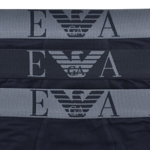 Image number 4 for Emporio Armani Underwear 3 Pack Boxer Trunks
