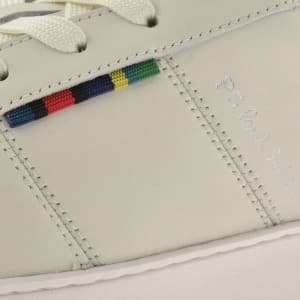 Image number 4 for Paul Smith Beech Leather Trainers White