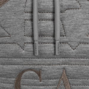 Image number 4 for Emporio Armani Eagle Logo Hoodie Grey