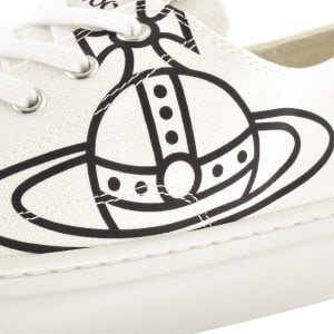Image number 4 for Vivienne Westwood Plimsoll Low Top Trainers White
