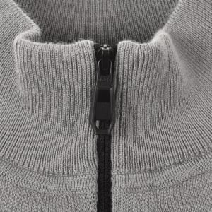 Image number 4 for BOSS Tour Seamless Knit Jumper Grey