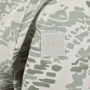 Image number 4 for BOSS Ocombo Softshell Jacket Silver Grey
