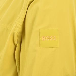 Image number 5 for BOSS Orip Crinkled Nylon Jacket Yellow