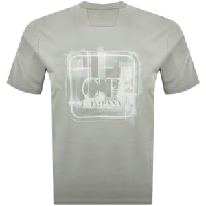 Image number 5 for CP Company Metropolis Logo T Shirt Green