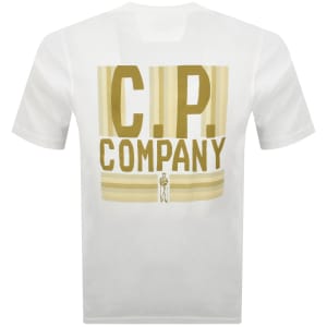 Image number 5 for CP Company Logo T Shirt Gauze White
