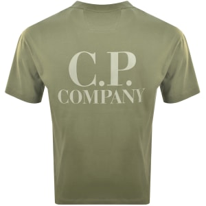 Image number 5 for CP Company Logo T Shirt Green