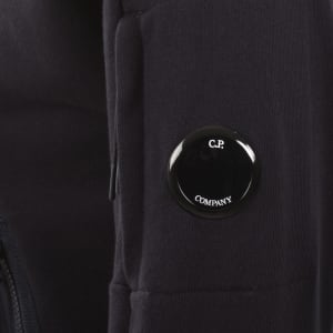 Image number 4 for CP Company Diagonal Raised Hoodie Navy