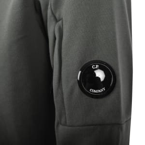 Image number 4 for CP Company Diagonal Raised Hoodie Green