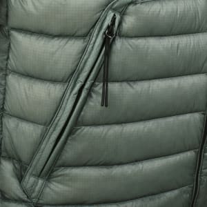 Image number 5 for CP Company DD Shell Down Gilet Silver Blue
