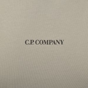 Image number 4 for CP Company Logo T Shirt Dove Beige