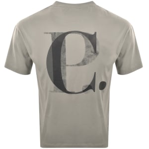 Image number 5 for CP Company Logo T Shirt Dove Beige