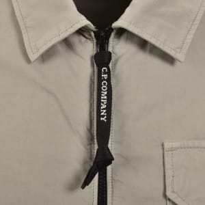 Image number 5 for CP Company Gabardine Overshirt Grey