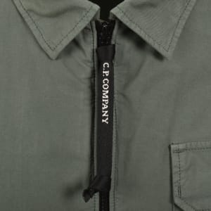 Image number 5 for CP Company Gabardine Overshirt Green