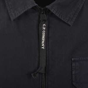 Image number 5 for CP Company Gabardine Overshirt Navy