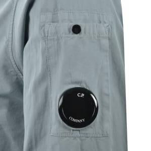 Image number 4 for CP Company Gabardine Overshirt Blue