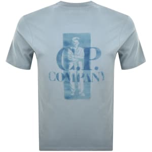 Image number 5 for CP Company Graphic Logo T Shirt Blue