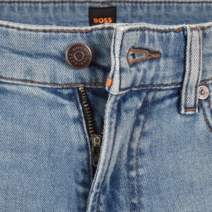 Image number 5 for BOSS RE Maine Regular Fit Light Wash Jeans Blue