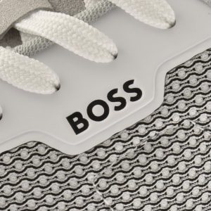 Image number 4 for BOSS Titanium Runner Trainers White